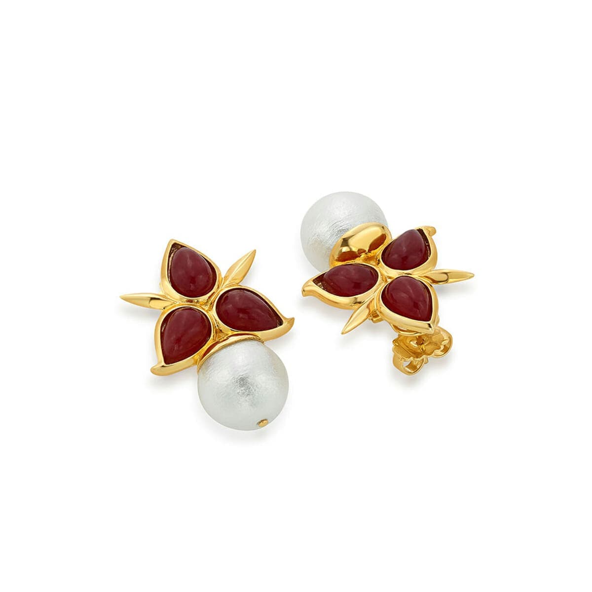 Marsala Noor Drop Earrings - Isharya | Modern Indian Jewelry