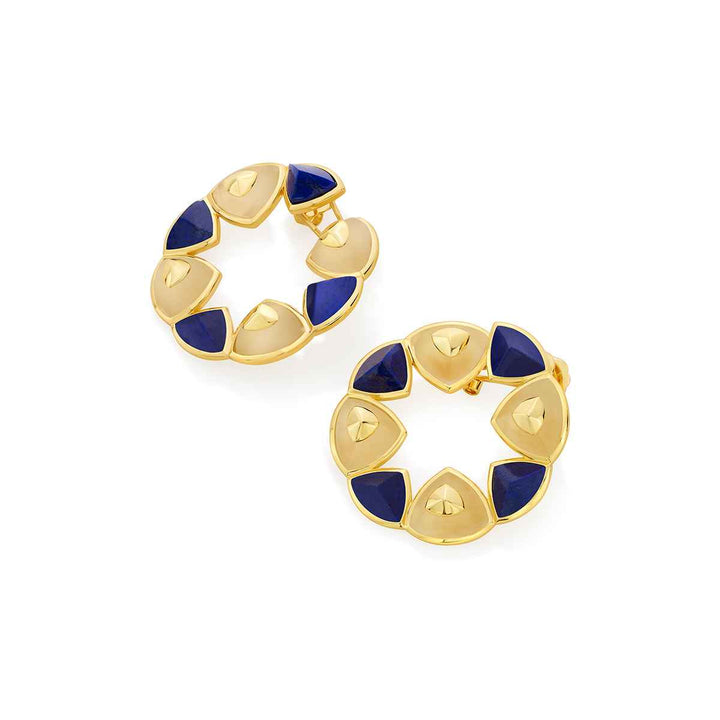 Chrysler Lapis Studded Hoop