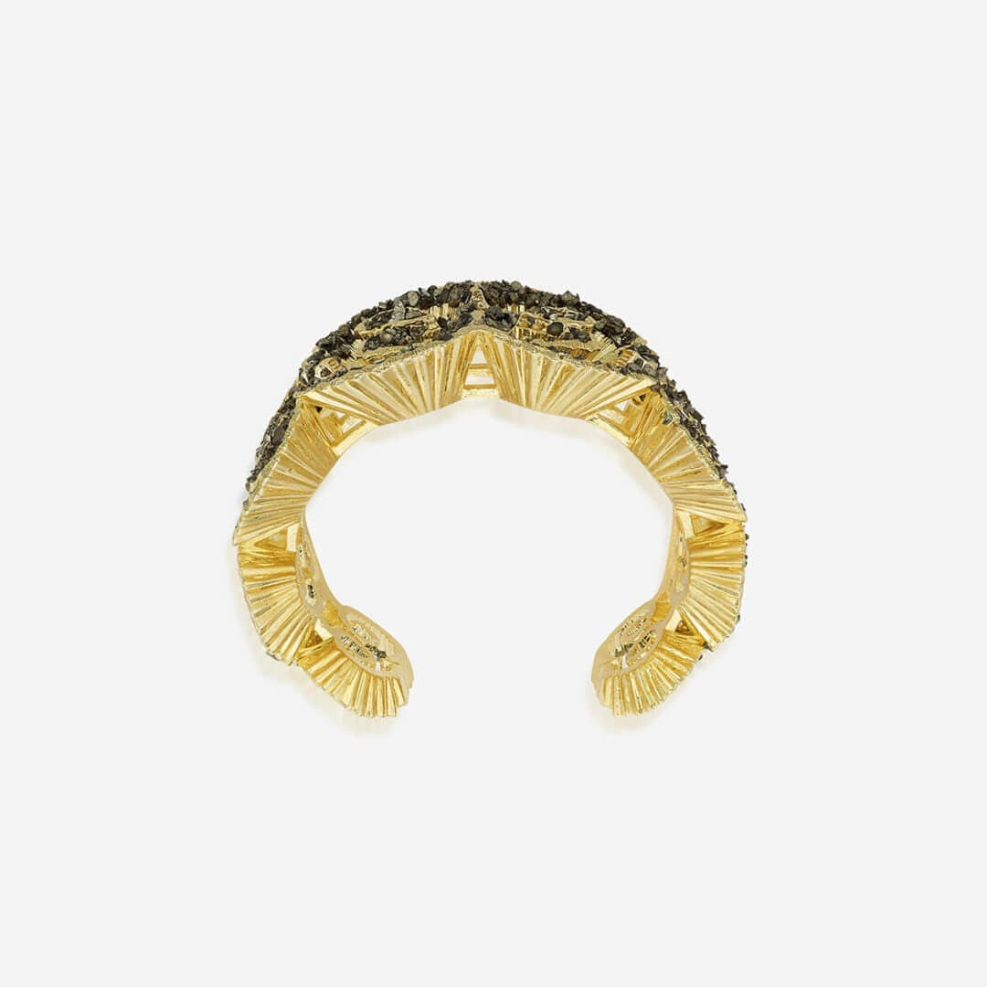 Fool's Gold Dragon Statement Cuff