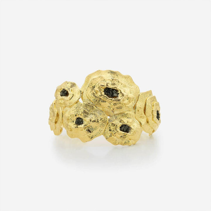 Fool's Gold Textured Statement Cuff - Isharya | Modern Indian Jewelry