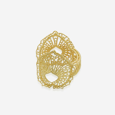 Gypsy Soul Open Front Leaf Cuff - Isharya | Modern Indian Jewelry