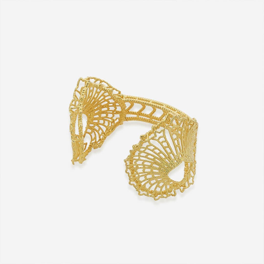 Gypsy Soul Open Front Leaf Cuff