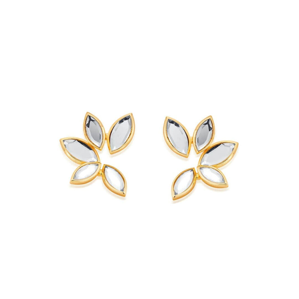 Marquise Mirror Studs