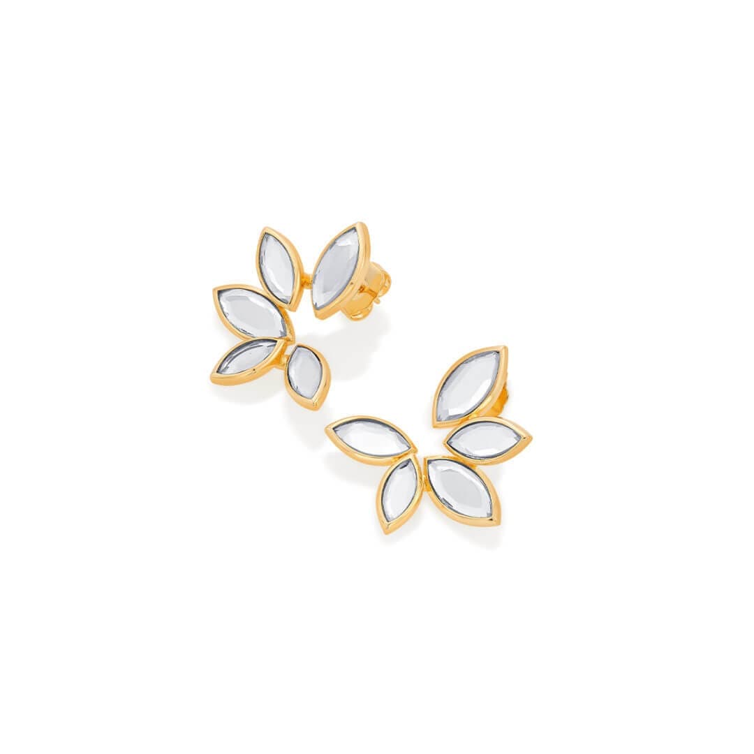 Marquise Mirror Studs