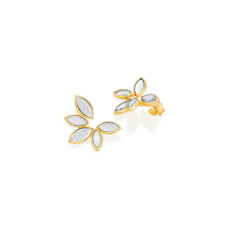 Marquise Mirror Studs