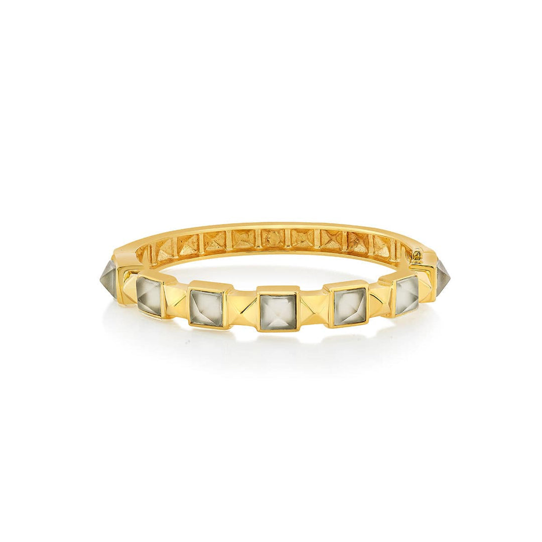 Rock Crystal Studded Bangle