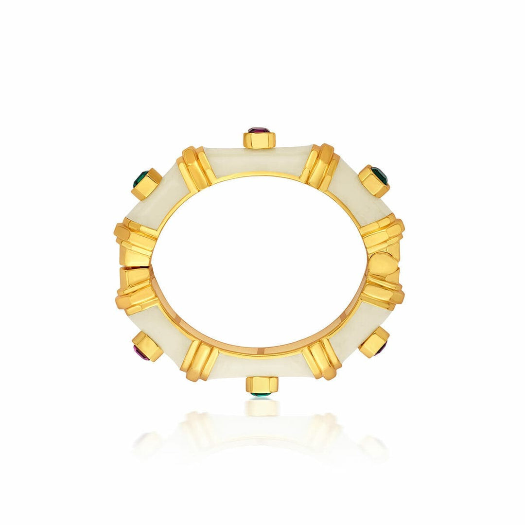 Roy White Resin Bangle