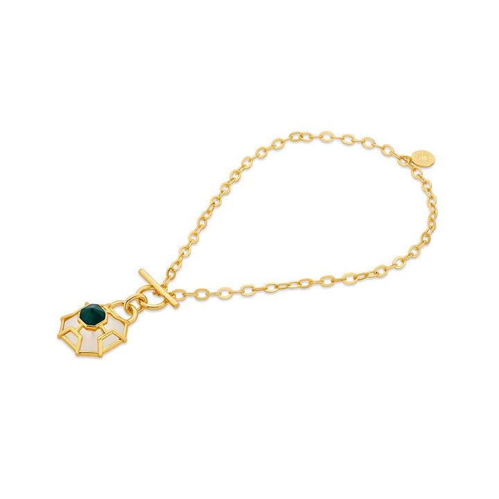 Armour Emerald Toggle Necklace