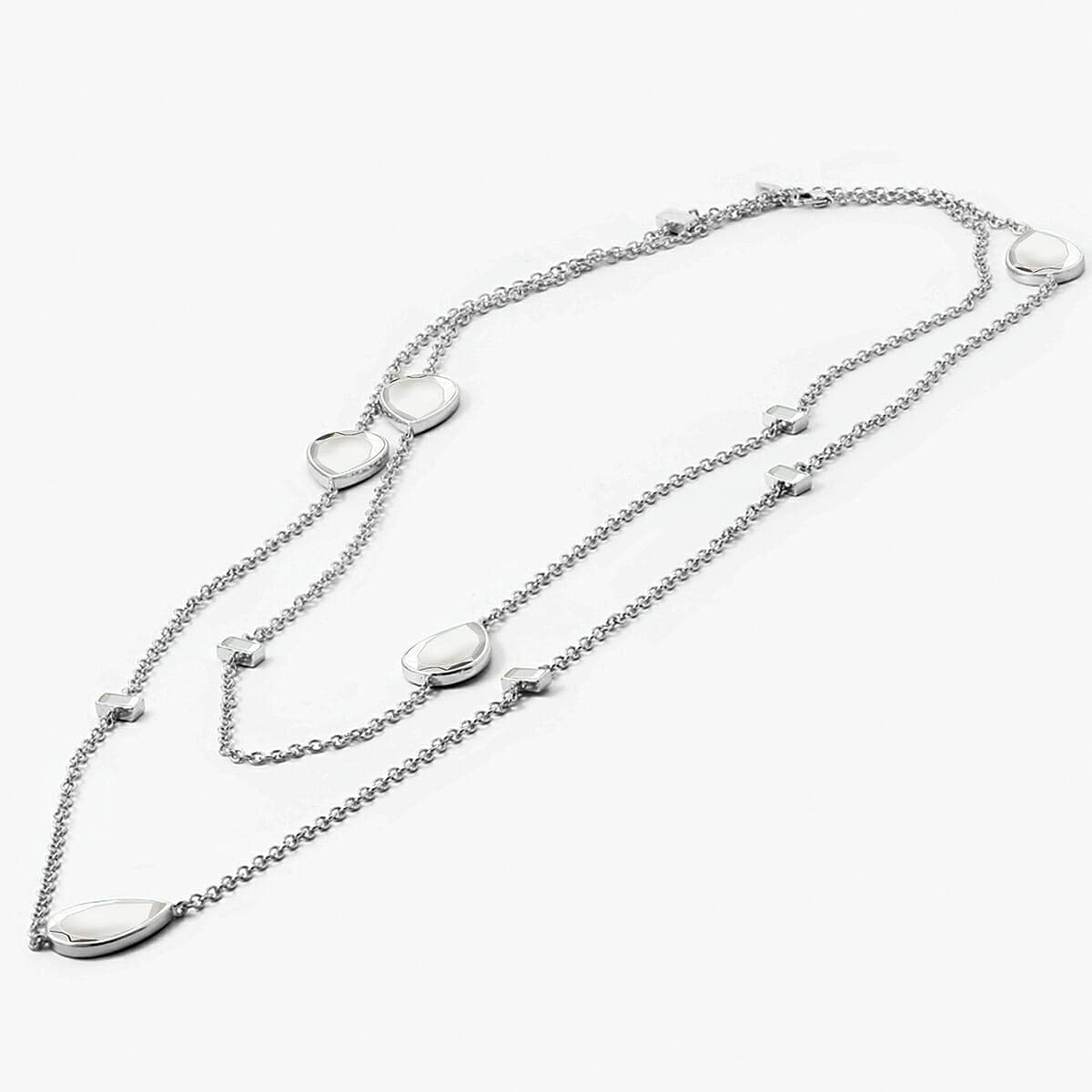 Dew Drop Mirror Long Necklace - Isharya | Modern Indian Jewelry
