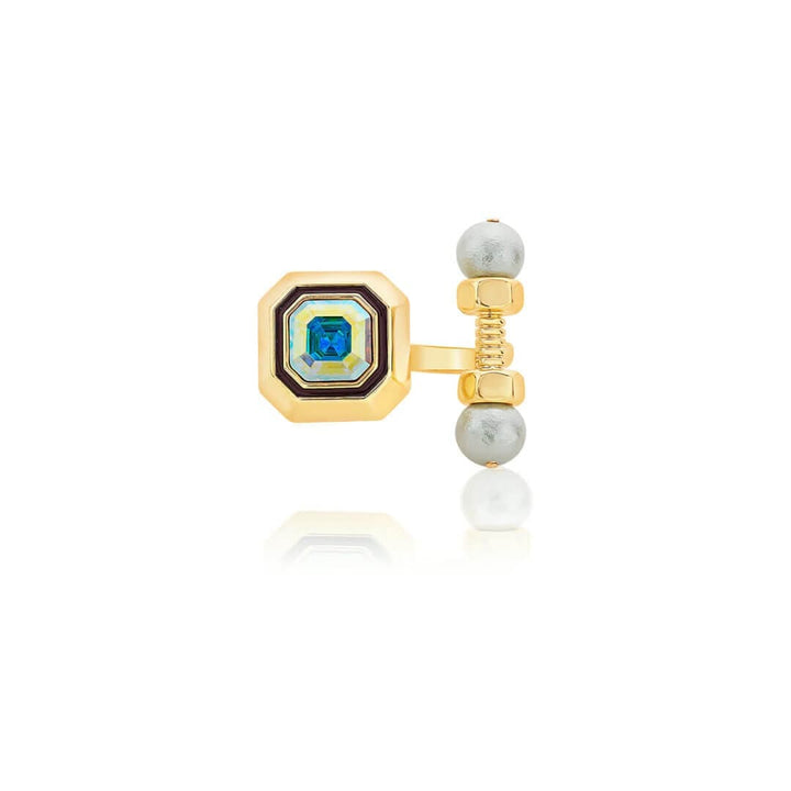 Coppola Pearl & Abalone Open Ring