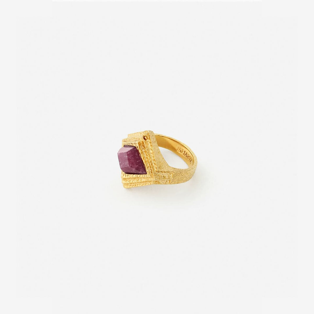 Marsala Origami Midi Ring