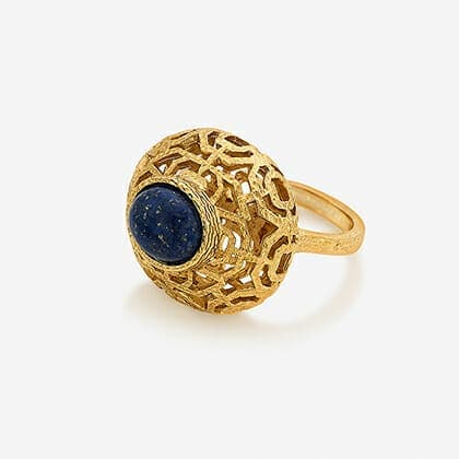 Noor Lapis Circle Ring