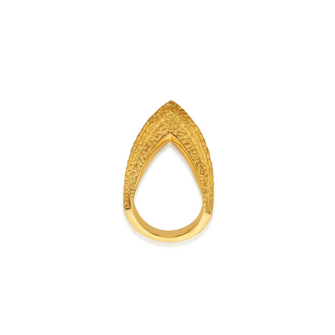 Origami Gold Manicure Ring